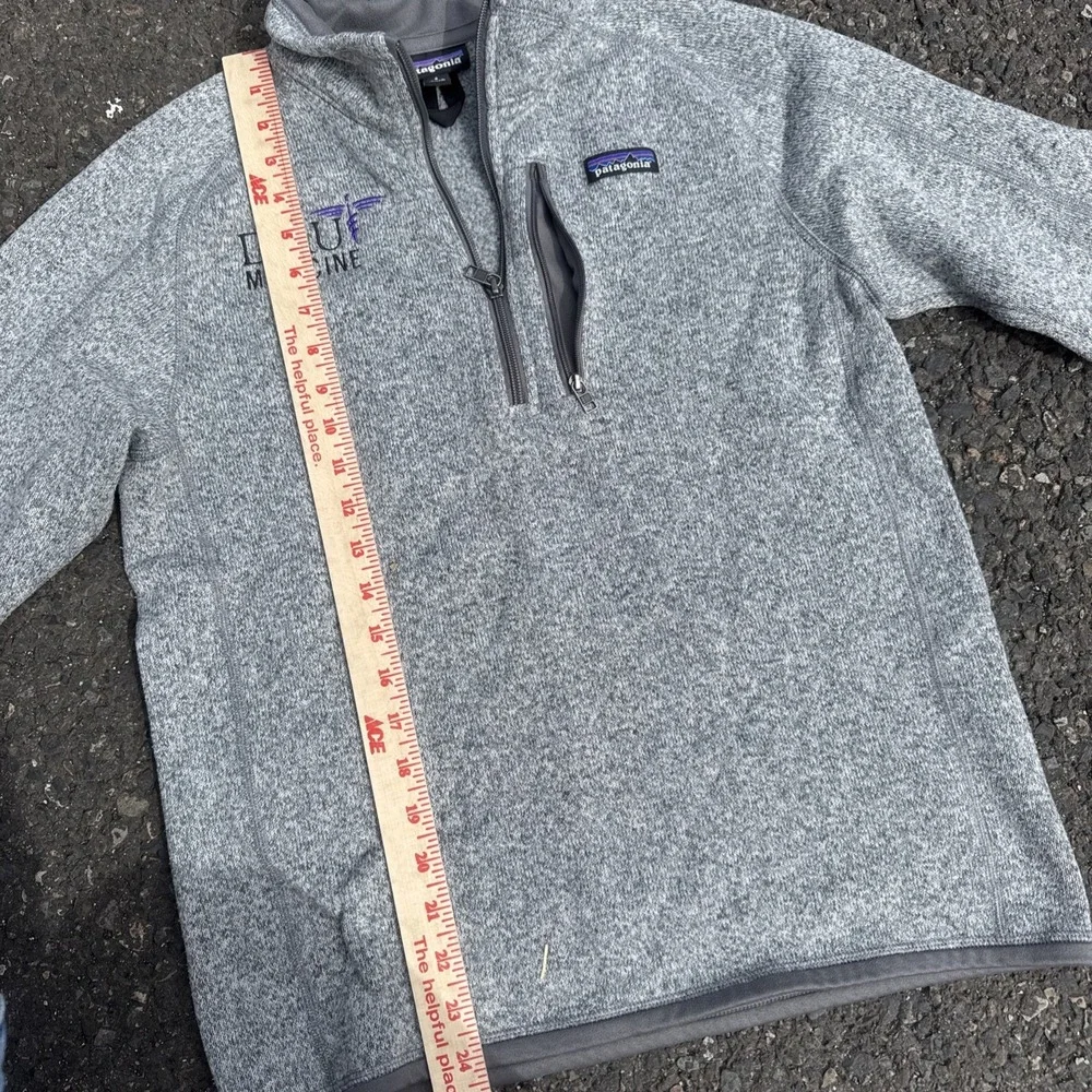 Patagonia Men's Sweater Quarter Zip‎ Pullover Fleece Small Activewear Gorpcore - Picture 6 of 8